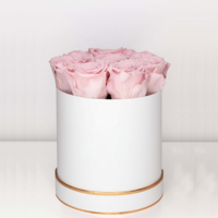 Cadeau pour la fête des mères et les anniversaires, pour les centres de table de mariage, décorations de table, boîte de roses éternelles préservées