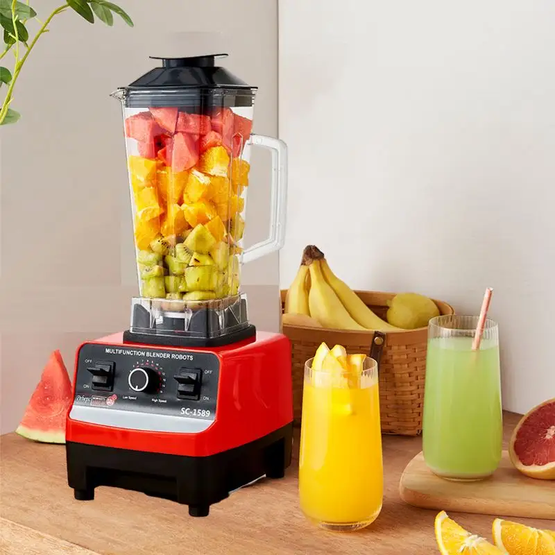 Thuis Gebruikte Professionele Apparaten, Hoge Snelheid Mes 6 Bladeren Ijs Commerciële Blender/