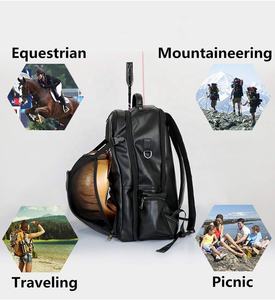 Mochila ecuestre grande y espaciosa personalizada con soporte para casco, mochila para casco de equitación, bolsa para exteriores - Product Image 6