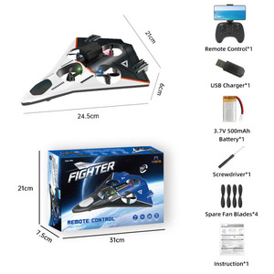 Aijh bọt EPP với máy ảnh RC máy bay 360 ° nhào lộn trên không cuộn RC Avion máy bay chiến đấu Avion de juguete RC Mô hình tàu lượn - Product Image 6