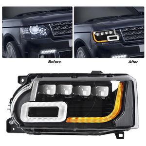 AURON 12V 36W 6000LM 6000K Nuevo Faro Delantero para Land Rover Range Rover 2010-2013, Luz de Reequipamiento/Actualización - Product Image 5