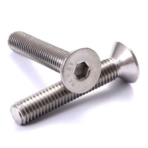 Vis à tête fraisée M3 M4 M5 M6 M2 Métriques et impériales 3/8 5/16 8/32 6/32 Vis à tête cylindrique fraisée en zinc Vis à tête plate - Product Image 2