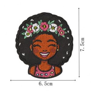 Patchs thermocollants brodés sur machine à broder, motifs de dessins animés et d'anime, Black Girl Magic, pour la décoration de vêtements - Product Image 6