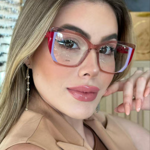 <span class=keywords><strong>Gafas</strong></span> <span class=keywords><strong>de</strong></span> ordenador TR90 <span class=keywords><strong>de</strong></span> alta calidad para mujer, antiluz azul, Ojo <span class=keywords><strong>de</strong></span> Gato Irregular, Multicolor (rojo, negro, blanco), ópticas <span class=keywords><strong>Monturas</strong></span> - Product Image 2