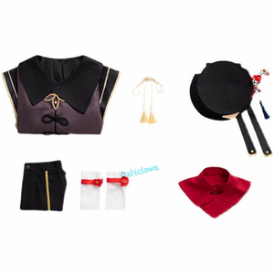 Genshin Impact Hutao <span class=keywords><strong>Cosplay</strong></span> Costume Uniforme Perruque <span class=keywords><strong>Cosplay</strong></span> Anime Jeu <span class=keywords><strong>Hu</strong></span> <span class=keywords><strong>Tao</strong></span> Style Chinois Costumes d'Halloween pour Femmes - Product Image 6