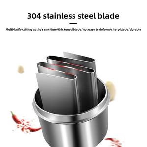 <span class=keywords><strong>Cuchillo</strong></span> multifuncional Pat, picador de ajo Manual de acero inoxidable, triturador de verduras, cocina doméstica, herramientas para frutas y verduras - Product Image 5