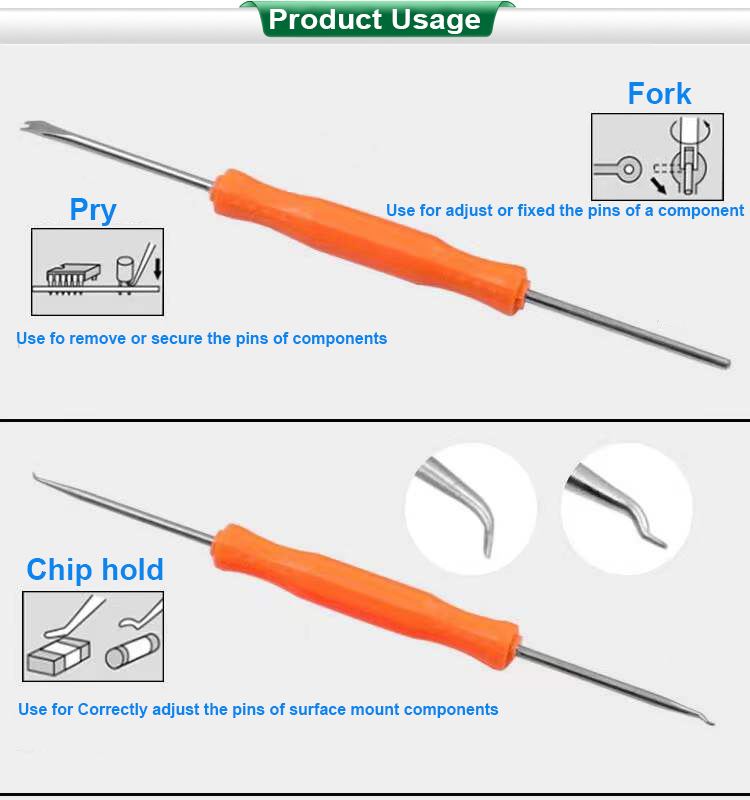 High Quality 6 in 1 Desoldering Aid Tools Set PCB Board Soldering or Repair assistive Auxiliary welding