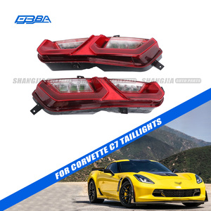 Conjunto de Luces Traseras Izquierda y Derecha con Lente Roja Ahumada OE 23170469 23170470 para Corvette C7 2013-2019 - Product Image 1