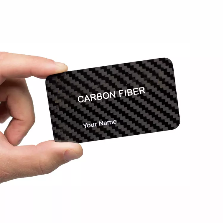 Business Name Carbon Fiber Sheet Plate VIP Gift Credit Nfc Carbon Fiber Card