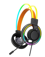 Casque filaire USB de haute qualité PJT-DEP2480, casque gamer, casque de jeu RGB, casque gamer