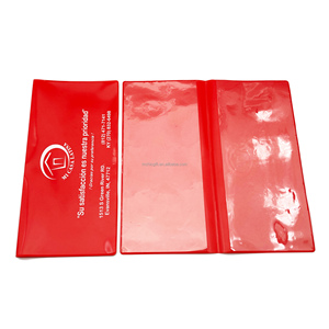 กระเ<span class=keywords><strong>ป</strong></span>๋าใส่บัตรโดยสารแบบพับได้ ทำจาก PVC นิ่ม พิมพ์โลโก้ได้  ใส่บัตรประกันภัย ซองใส่บัตรไวนิล  กล่องใส่บัตรพลาสติก สำหรับเป็นของขวัญ - Product Image 1