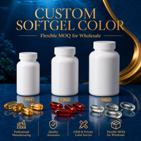 Capsules d'huile de poisson Oméga-3 pour adultes OEM, 120 gélules molles, saveur citron, sans arrière-goût de poisson, triple concentration R-TG, vente en gros