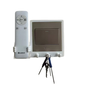 Gree Remote <b>Control</b> <b>Holder</b> Wall Mount Key Hook Organizer Entryway Storage Minimalist Design - Product Image 1