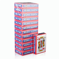 Jeu de poker pliable imperméable 57x87mm, 54 cartes en PVC, jeu de poker King Deck, jeu de société de divertissement pour adultes Soha Bridge