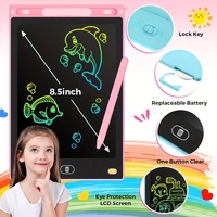 Tablette de dessin LCD chinoise HX pour enfants, fournitures scolaires, blocs-notes numériques, tablette de dessin LCD 8,5 pouces, tablette d'écriture LCD pour enfants