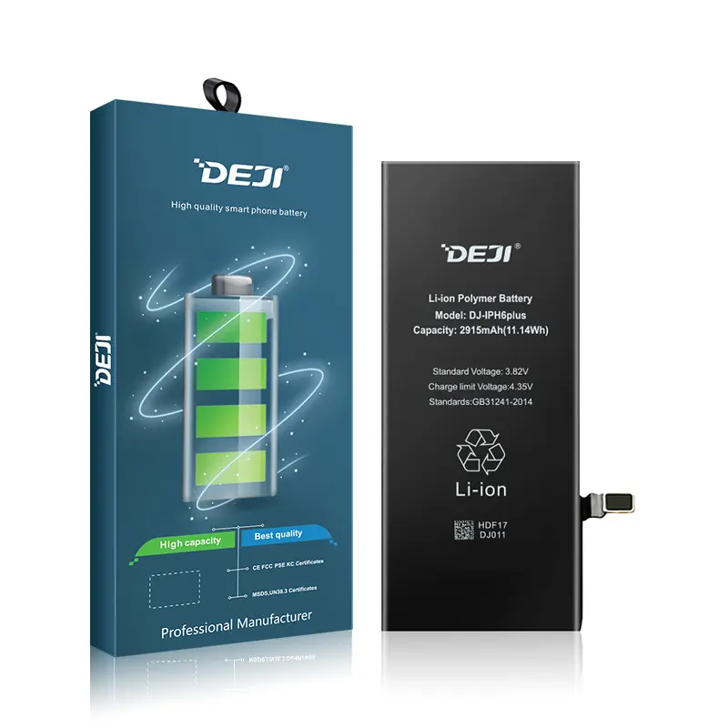 DEJI PSE KC TIS заводская цена лучшая замена батареи для iPhone 6 plus батареи
