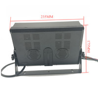 Sistema de Cámara de Reversa Portátil de Fábrica con 4 Canales AHD, Pantalla IPS de 1024x600, Grabación en Tarjeta TF, Monitoreo Digital de Reversa para 1080P, 1 Año de Garantía