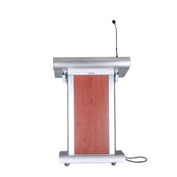 Couvercle coulissant en aluminium multimédia support de podium numérique pour salle de conférence extérieure auditorium église école hôtel salle de sport