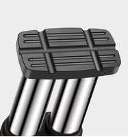 Gonfleur de pneus à commande au pied 160 PSI, pompe à air portable à cylindre unique avec manomètre pour gonflage des pneus de voiture, de vélo et de moto
