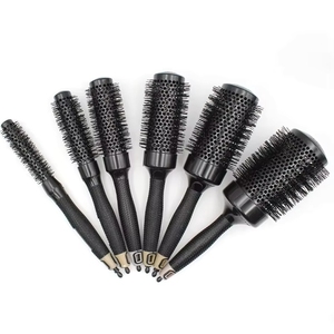 Nouveau style, Nouvelle arrivée : Lot de 6 brosses à cheveux SE, avec corps en aluminium ventilé, technologie ionique nano, pliables, en plastique, design compact pour - Product Image 2
