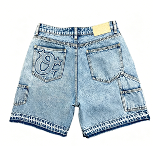 Jeans de Mezclilla Lavados y Bordados, Corte Boyfriend, Cintura Media, Estilo <span class=keywords><strong>BigBoy</strong></span> - Product Image 1