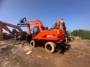 Excavatrice sur pneus d'occasion Doosan DH210W-9, 19,8 tonnes, modèle 2023, faible nombre d'heures, moteur certifié CE, en vente - Product Image 6