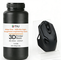 Resina 3D TJ-5536 385-405nm 1kg de Alta Resistencia 35MPa, Compatible con Impresoras LCD/DLP Comunes