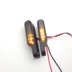 Accessoires pour motos, clignotants pour scooter électrique, clignotants LED en métal pour guidon, mini clignotants, voyant lumineux pour vélo - Product Image 2
