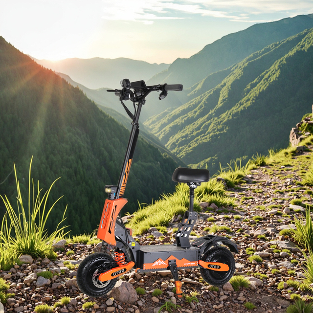 Arwibon GT08  Dual Motor Off-Road 11 Inch Electric Scooter Fast Electric Scooter for Adults-Direct Accept Custom Logo