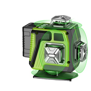 Tự động tự san lấp mặt bằng chéo mức độ laser độ chính xác cao 360 độ Quay 16 dòng 4D 45m tia laser xanh - Product Image 1