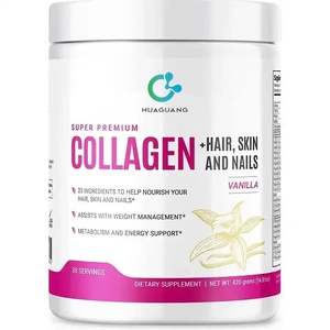 Collagen Beauté Fabricant Peptides de Collagène Marin Hydrolysés Poudre de Pur Collagène de Poisson - Product Image 1