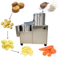 Haute efficacité 	 Machine à laver, peler et couper les pommes de terre Peladora De Papas 	 Trancheuse à pommes de terre électrique 	 Hacheur de légumes commercial