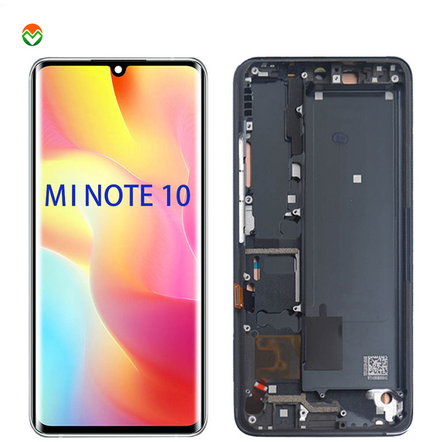 Original New AMOLED Screen LCD Digitizer Panel for Xiaomi Mi Note 10 Lite /xiaomi Cc9 Pro Mobile Phone LCD Touch Display