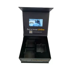 Luxury Google 3D Lcd Video Gift Box Custom Video Box With Lcd Screen