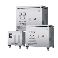 Transformateur d'isolement à trois enroulements en aluminium/cuivre 3kva-80kva 100kva 200kva, certifié CE, haute efficacité