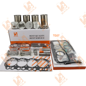 TD25 TD27 Piston TD42 K15 <span class=keywords><strong>K21</strong></span> K25 H15 Kit de reconstruction Kits de chemise de cylindre Kit de révision de segments de piston pour pièces de rechange de moteur Nissan - Product Image 1