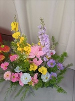Premium bulk decoratieve bruiloft bloemenarrangementen met realistische, groene, blauwe bloemen voor de achtertuin.