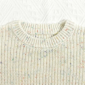 Groothandel 100% Katoen Superzachte Gebreide Trui Rts Gevulde Sparkle Lange Mouw Ronde Hals Baby Trui - Product Image 4