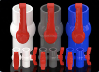 Pabrik Sistem Irigasi Katup Bola PVC Bersertifikasi ISO, Menyediakan Ukuran 1/2"-4", Kontrol Air Manual, OEM, Penggunaan Umum SPRRAIN Press