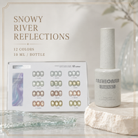 BelloGel OEM Personnalisé French Liquid Snowy River Reflections 12 Couleurs Magnétique UV Gel Polish Set 10ml Bouteille Usage Professionnel Longue Durée