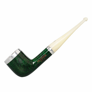 M.XIANE Briar Wood Straight Handle Billiard Pipe Green With Gift Box For Men Collectible Tobacco Pipe - Product Image 3