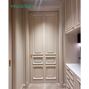 Portes en bois massif Huasin 2025 de haute qualité, <span class=keywords><strong>prix</strong></span> d'usine personnalisé, pour les constructeurs, les développeurs, les architectes du monde entier, entrée, salle de bain, couloir - Product Image 2