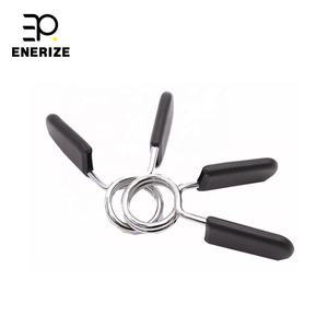 Barbell <span class=keywords><strong>Standard</strong></span> Spring Barbell Clip Collar de barra de acero inoxidable para levantamiento de pesas - Product Image 3