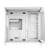 AntarcChill Factory Oem High Quality ATX/M-ATX Tempered Glass White Pc Case Gaming Computer Cases Towers Cpu Cabinet Pc Casing