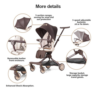 Il nuovo <span class=keywords><strong>passeggino</strong></span> può sedersi e sdraiarsi leggero <span class=keywords><strong>passeggino</strong></span> che cammina <span class=keywords><strong>passeggino</strong></span> pieghevole con ombrello alto paesaggio auto <span class=keywords><strong>da</strong></span> viaggio all'aperto - Product Image 3