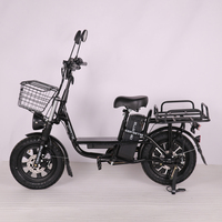 Vélo électrique Monster pas cher de 16 pouces, 60V 21Ah 30Ah, longue autonomie, pour le transport de marchandises, la livraison de nourriture, vélo électrique à pneus larges
