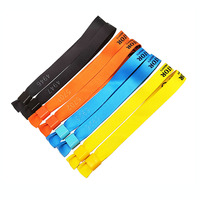 Bracelets de festival personnalisés avec logo imprimé, sublimation par transfert thermique, satin lisse, confortables, réutilisables, perles métalliques, promotionnels