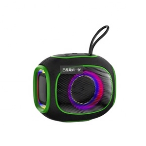 Enceintes sans fil IPX5 étanches, son surround stéréo, basses puissantes, lumières LED RVB, équipement audio extérieur pour magasin - Product Image 1