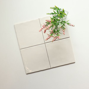 Azulejos de cerámica esmaltados para cocina, azulejos de Color Pastel estilo <span class=keywords><strong>15x15</strong></span>, gris - Product Image 5
