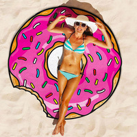 Serviette de bain multifonctionnelle d'été, tapis de pique-nique, tapis de plage, serviette de voyage portable, velours double face pour la natation